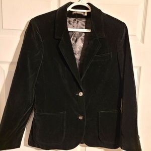 Breckenridge Ladies Velvet 2 button Blazer Sz 8